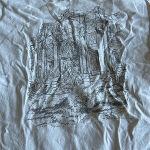 Beige brandy melville t-shirt